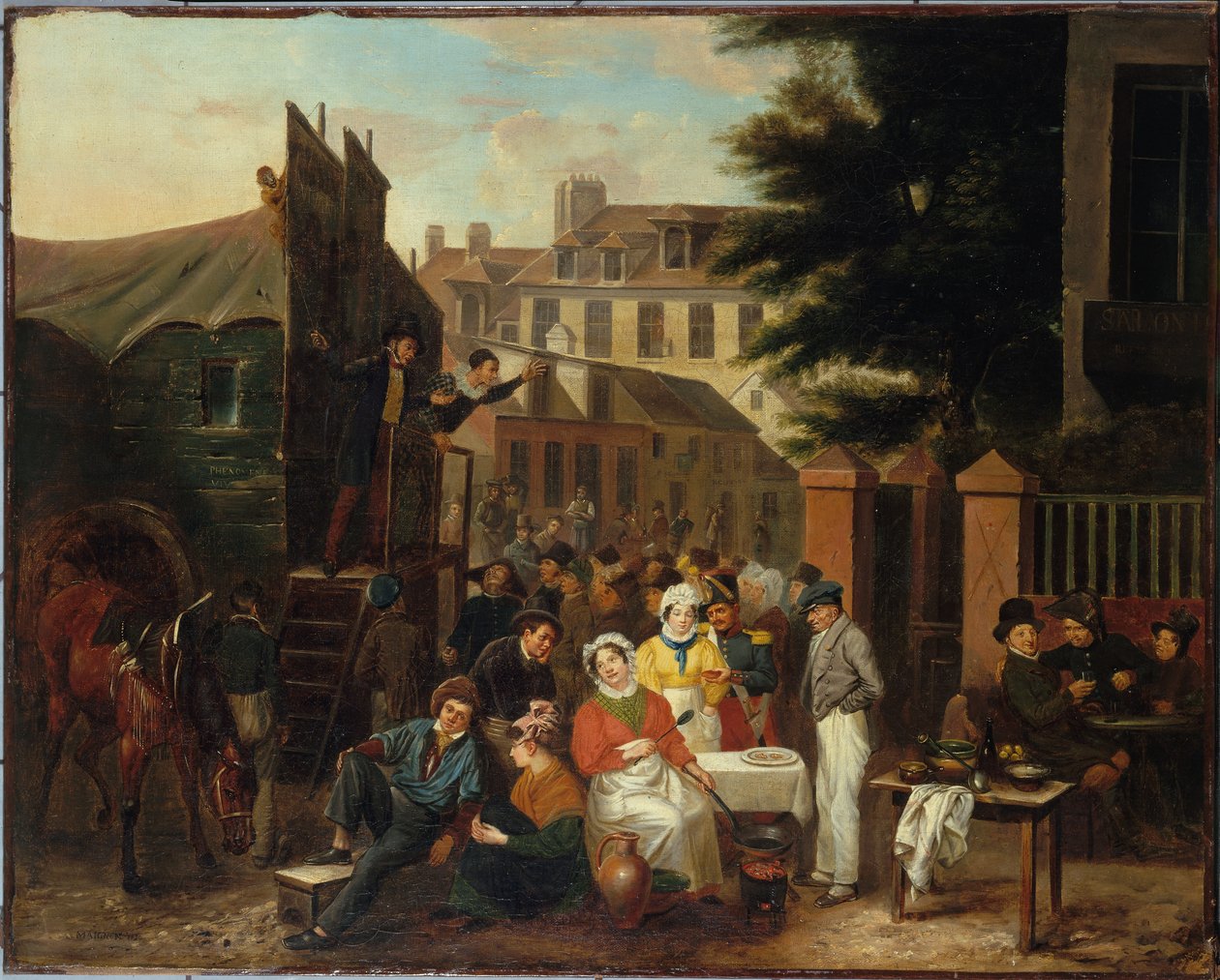 Fairground av Desire Adelaide Charles Maignen de Sainte Marie