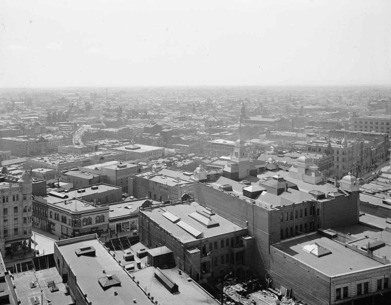Generell visning, Los Angeles, California, ca. 1880-99 av Detroit Publishing Co.