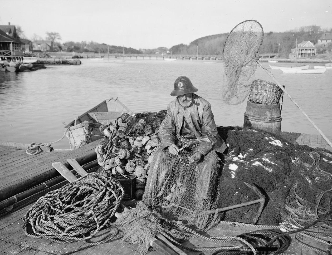 Gjør seg klar for en tur, ca. 1905 av Detroit Publishing Co.