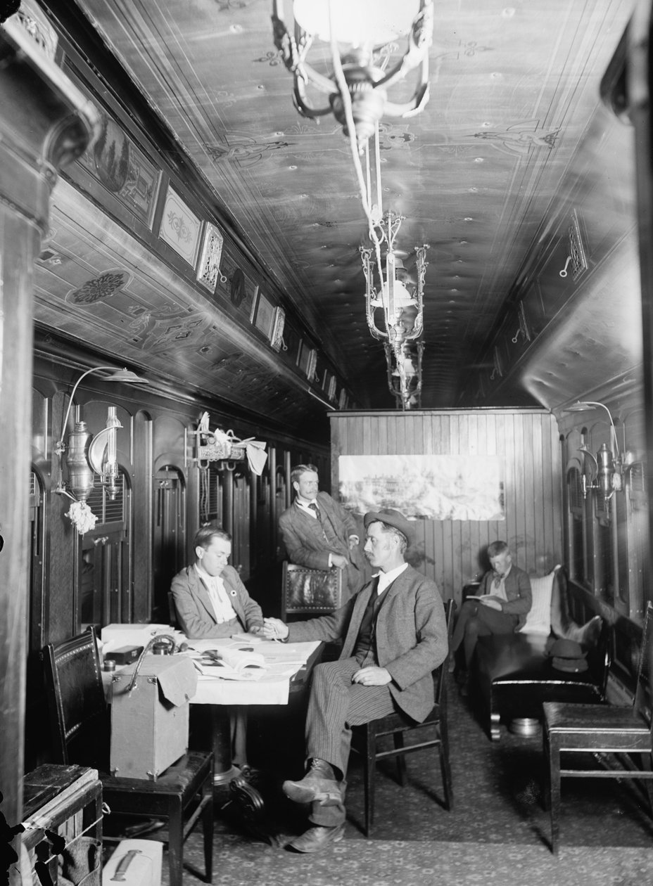 New York Central Railway (Railroad) fotografisk bil, ca. 1895-1915 av Detroit Publishing Co.