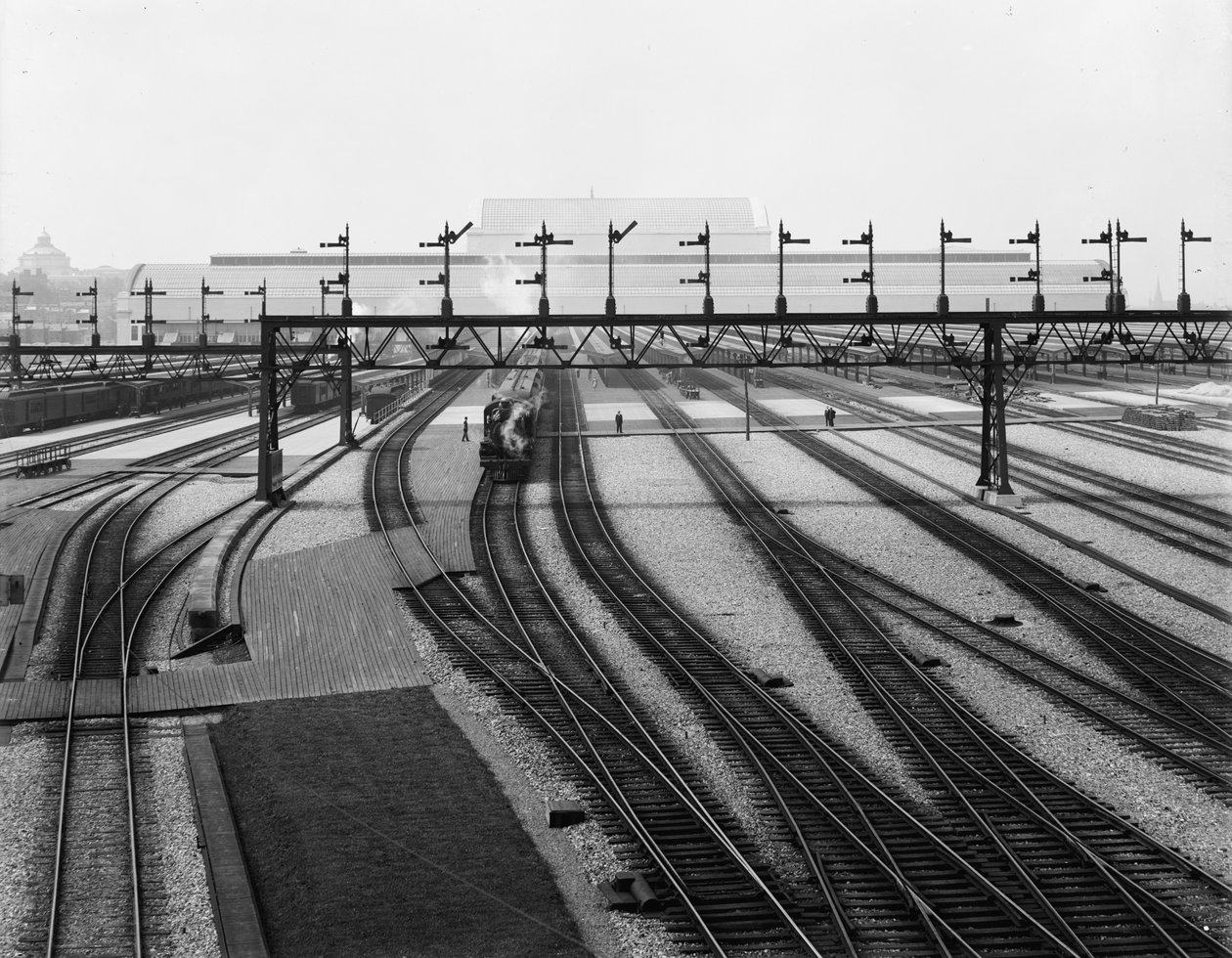 Byttegårder, Union Station, Washington, D.C., ca. 1907-10 av Detroit Publishing Co.