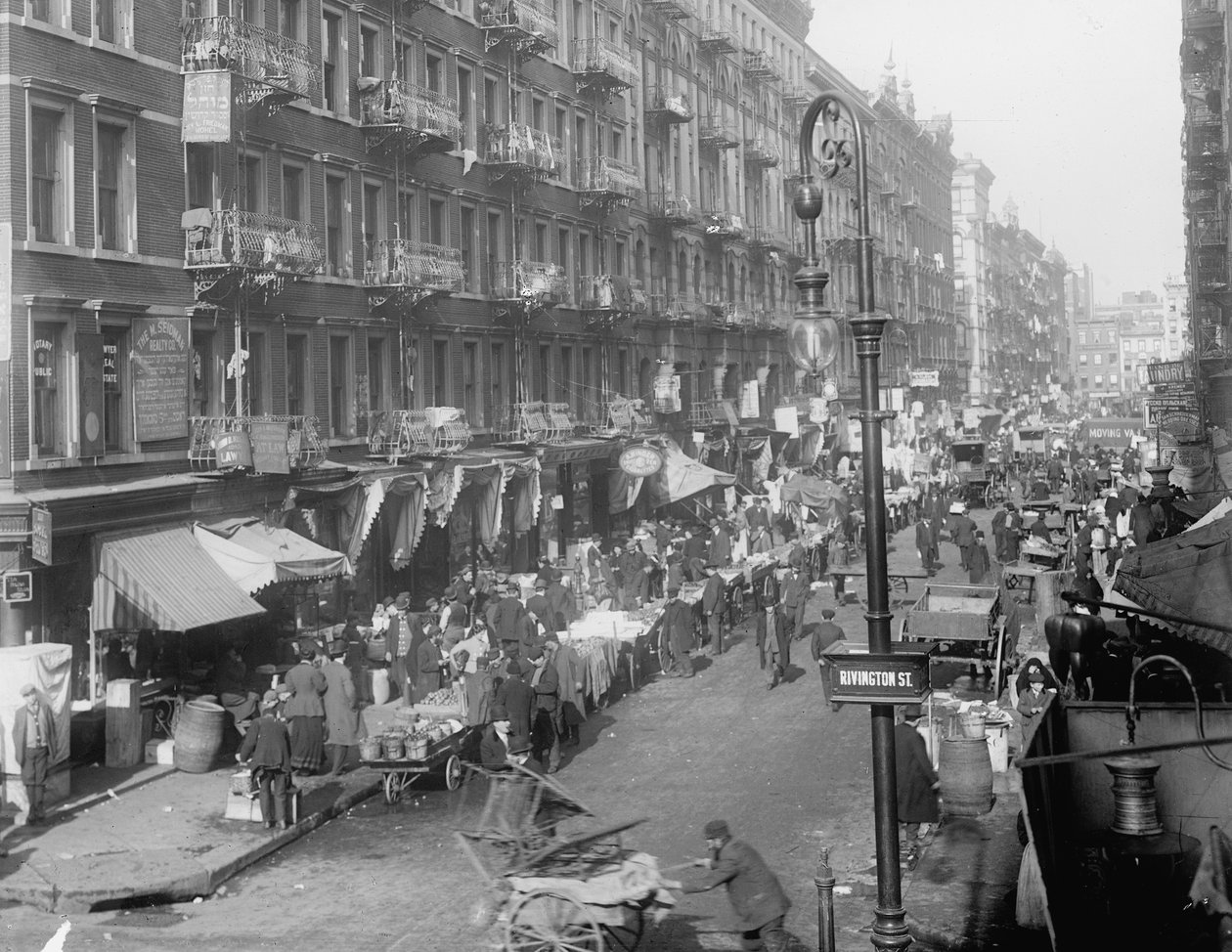 The Ghetto, New York, N.Y., ca. 1900-15 av Detroit Publishing Co.