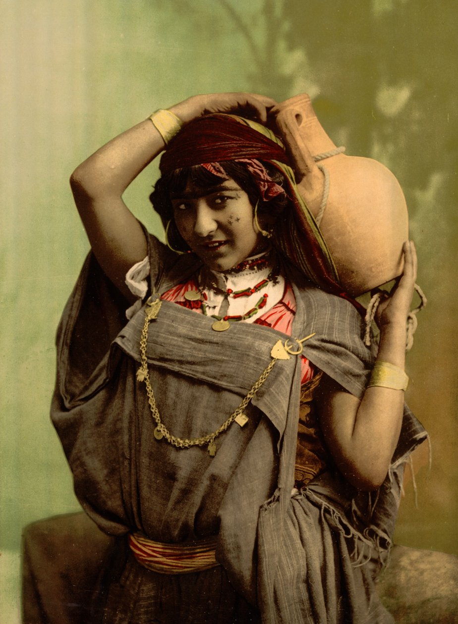 En beduinsk kvinne, Tunis, Tunisia av Detroit Photographic Co.
