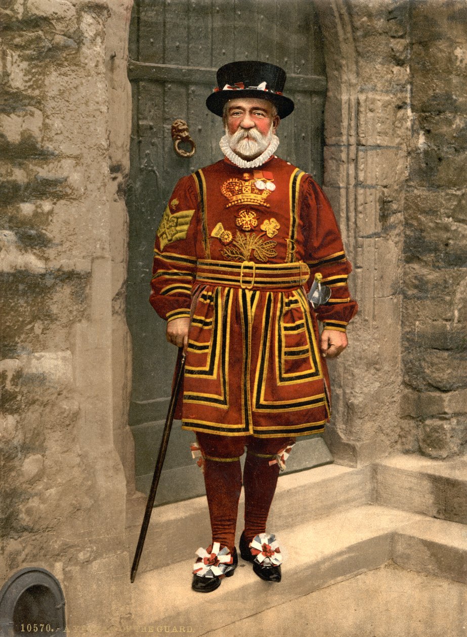 A Yeoman of the Guard, ca. 1890-1900 av Detroit Publishing Co.