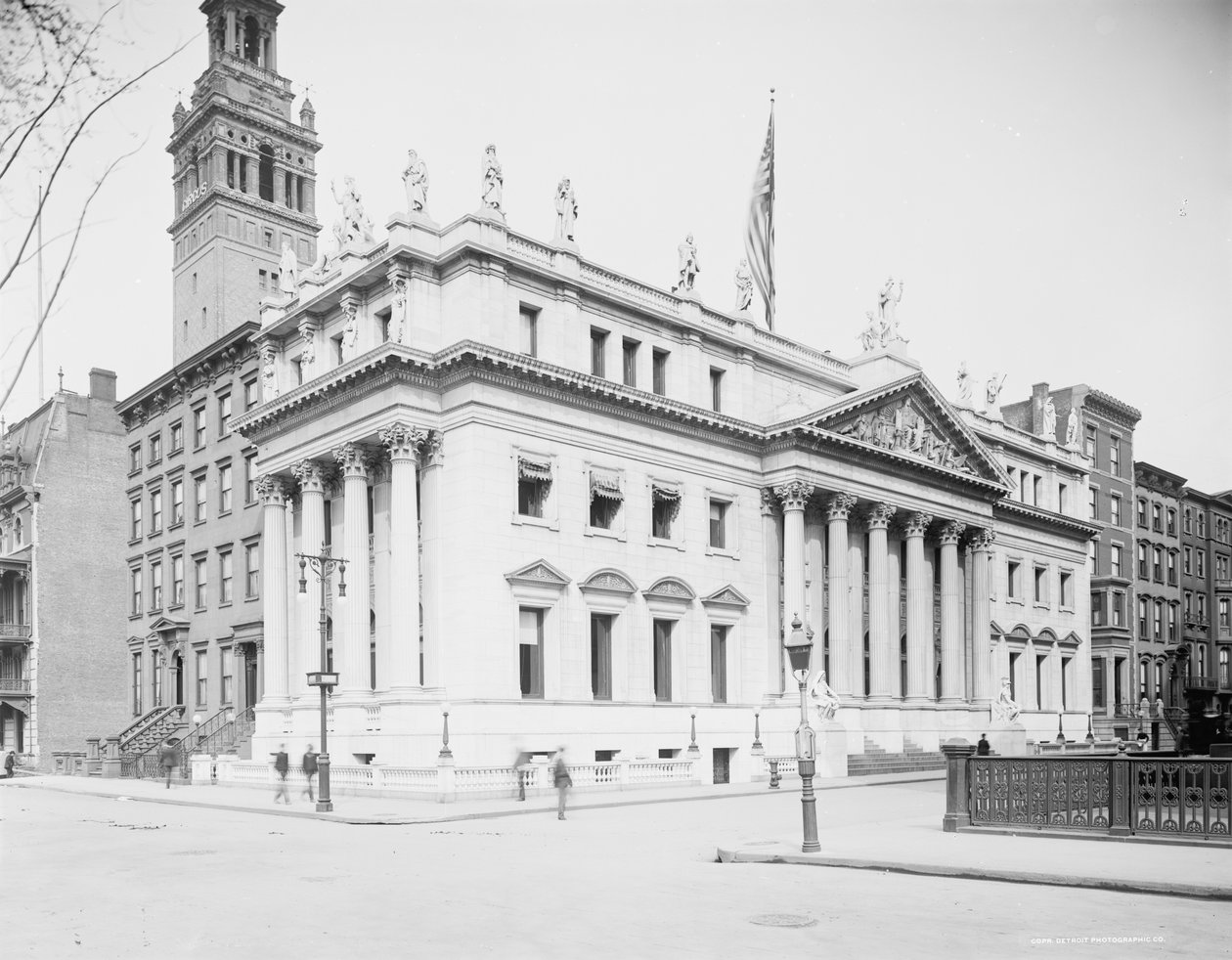 Appellrettsbygningen, New York, ca. 1903 (s/hvitt-bilde) av Detroit Publishing Co.
