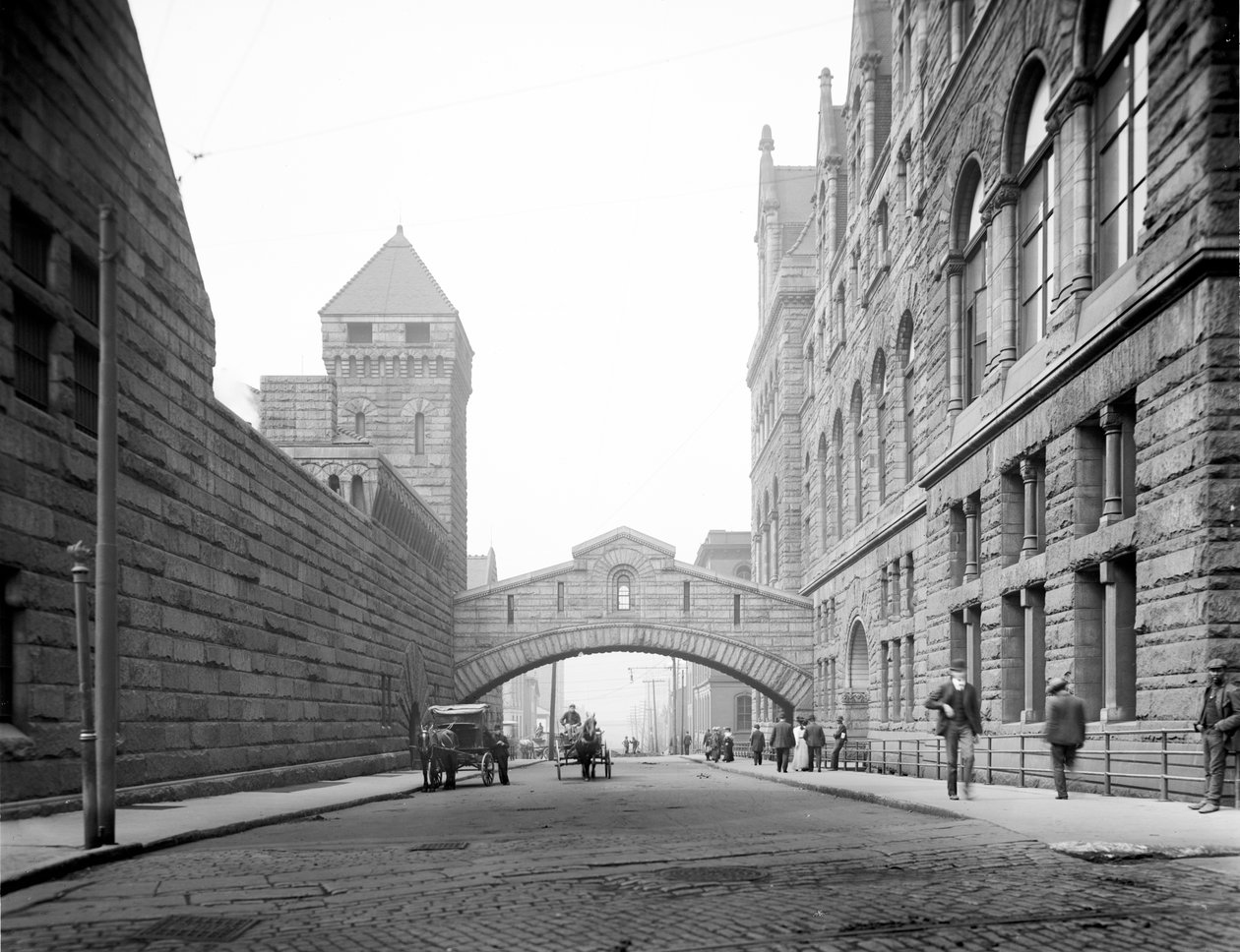 Bridge of Sighs, Pittsburgh, Pennsylvania av Detroit Publishing Co.