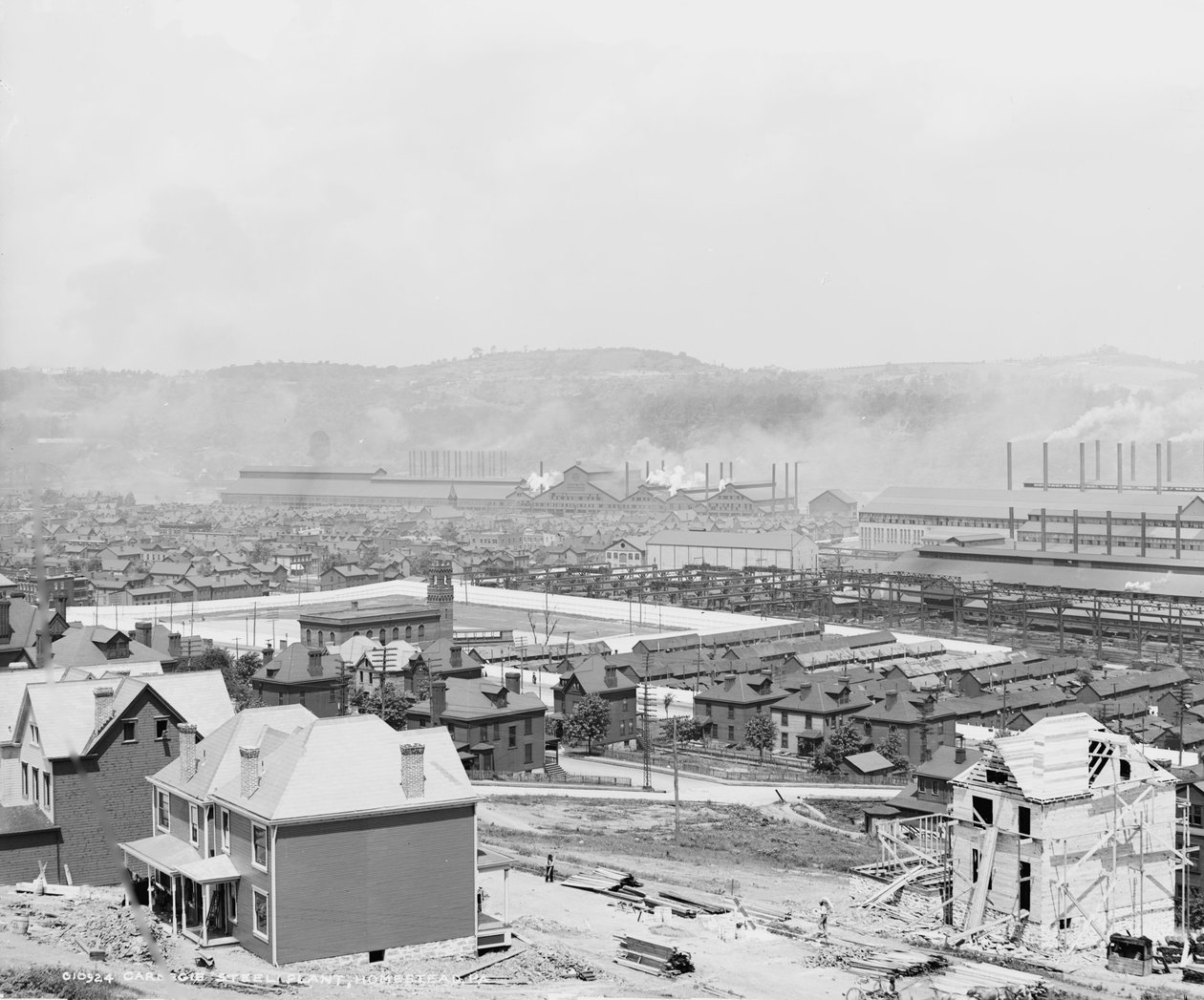 Carnegie Steel Plant, Homestead, Pennsylvania, ca. 1905 av Detroit Publishing Co.