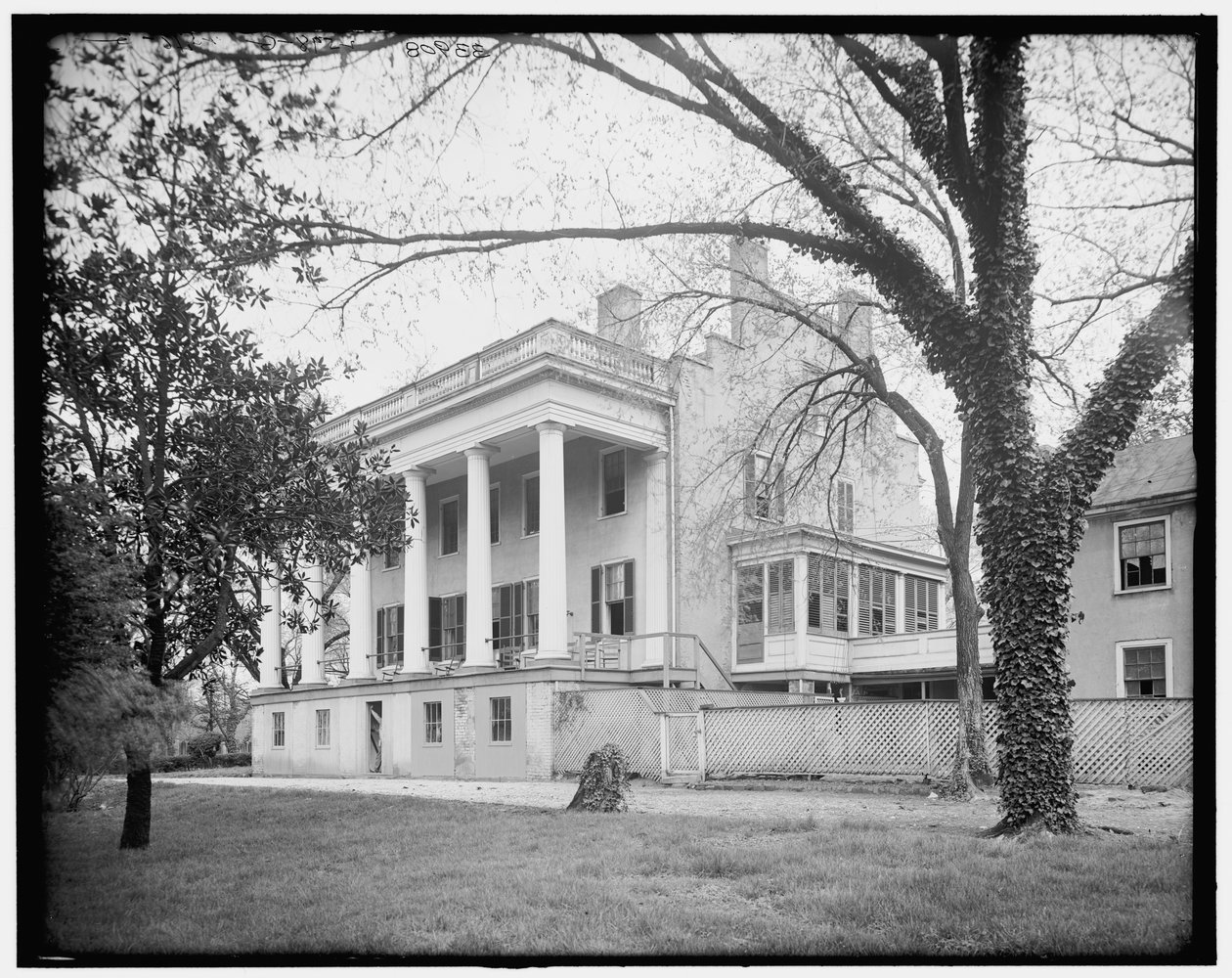 Elizabeth Van Lew herskapshus, Richmond, VA, før 1911 (s/hvitt-bilde) av Detroit Publishing Co.