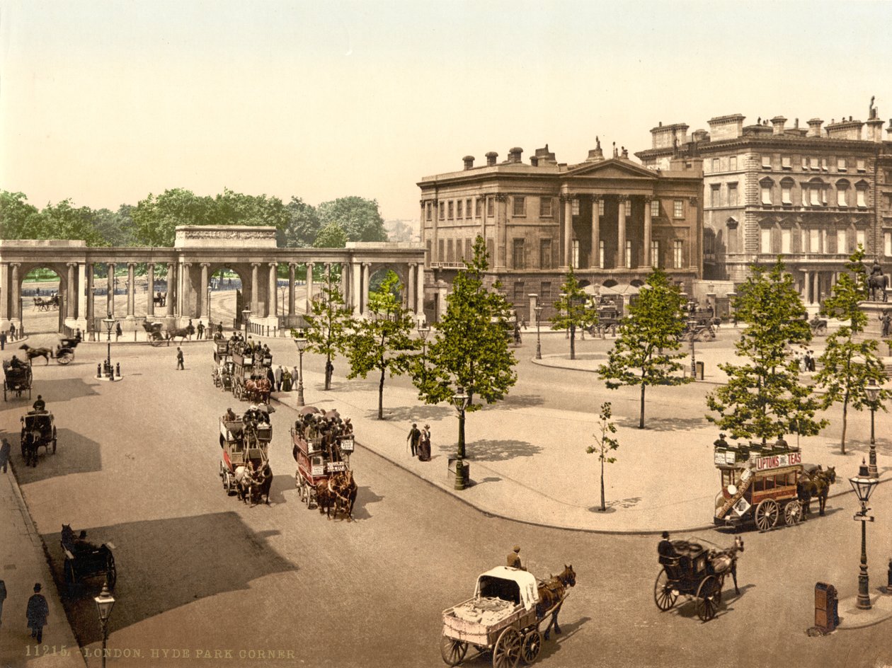 Hyde Park Corner, London, ca. 1890-1900 av Detroit Publishing Co.