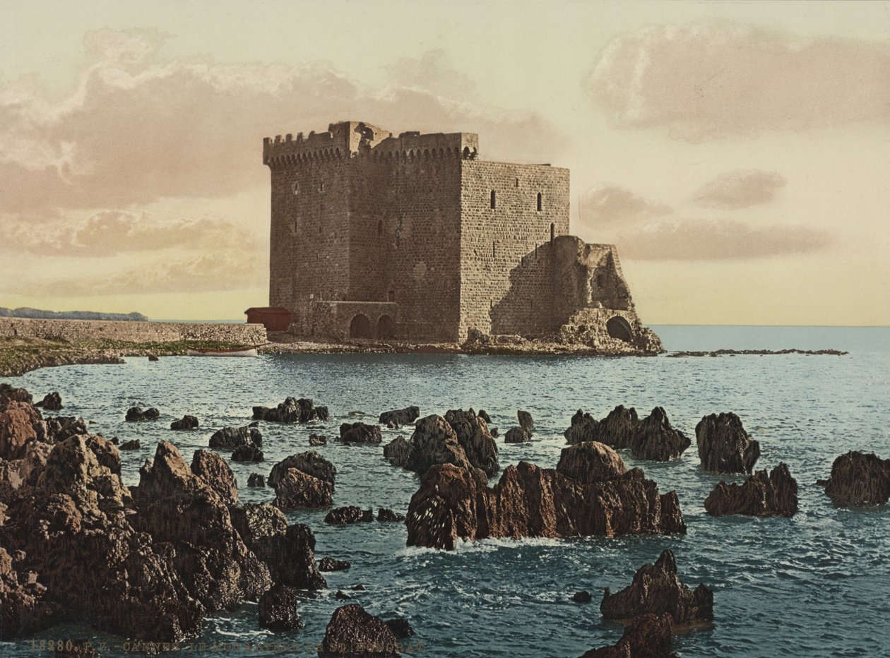 Klosteret St. Honorat i Cannes, ca. 1900 av Detroit Publishing Co.