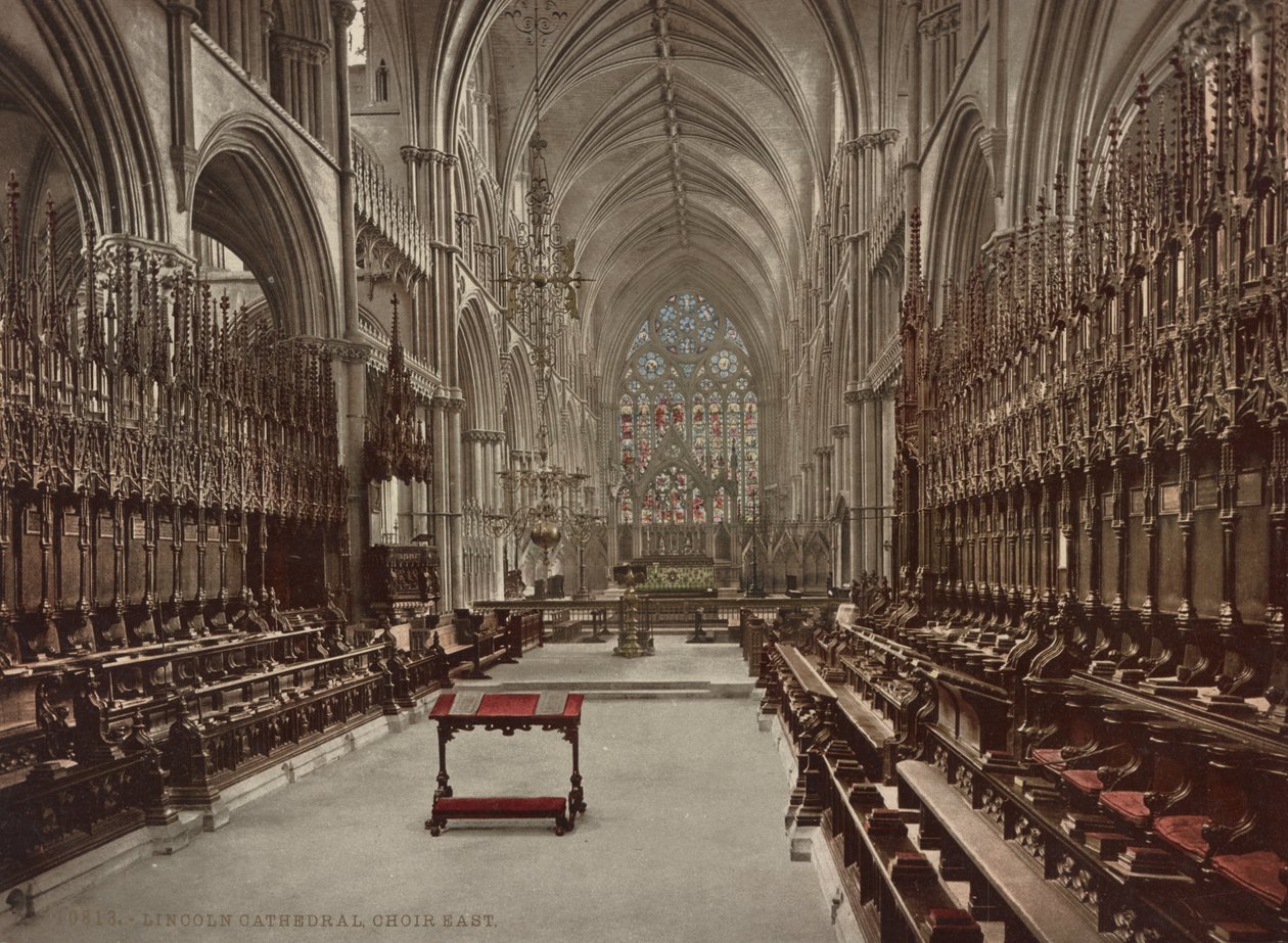 Lincoln Cathedral choir, ca. 1900 av Detroit Publishing Co.