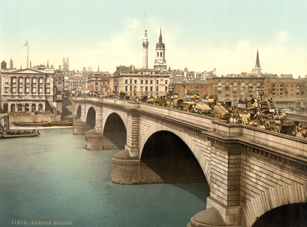 London Bridge, ca. 1890-1900 av Detroit Publishing Co.