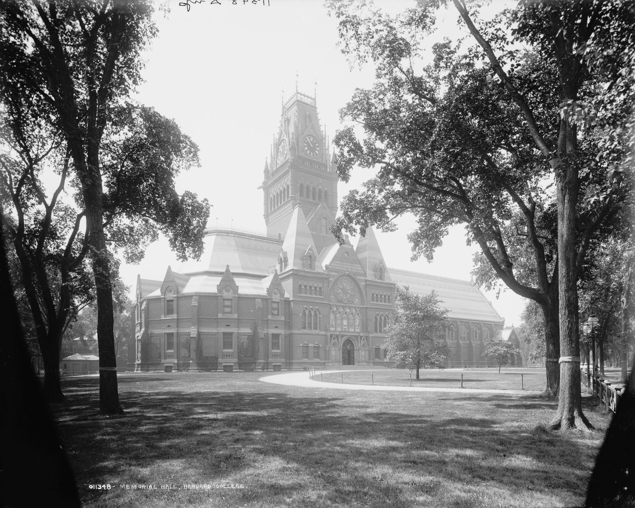 Memorial Hall, Harvard College, ca. 1899 av Detroit Publishing Co.