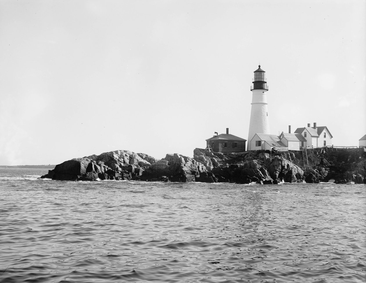 Portland Head Light, Portland, Maine, ca. 1900-10 av Detroit Publishing Co.