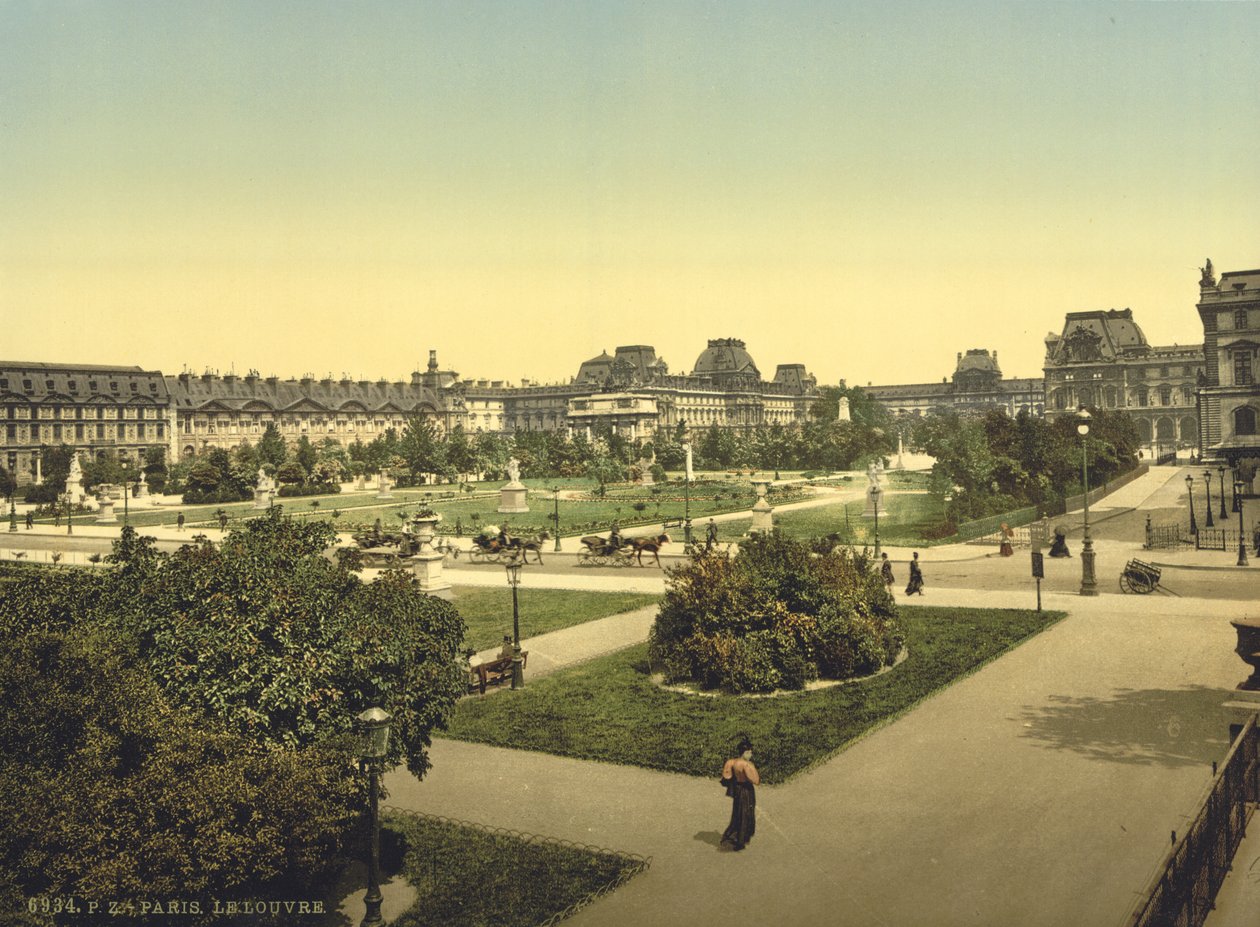 Louvre, Paris, ca. 1890-1900 av Detroit Publishing Co.