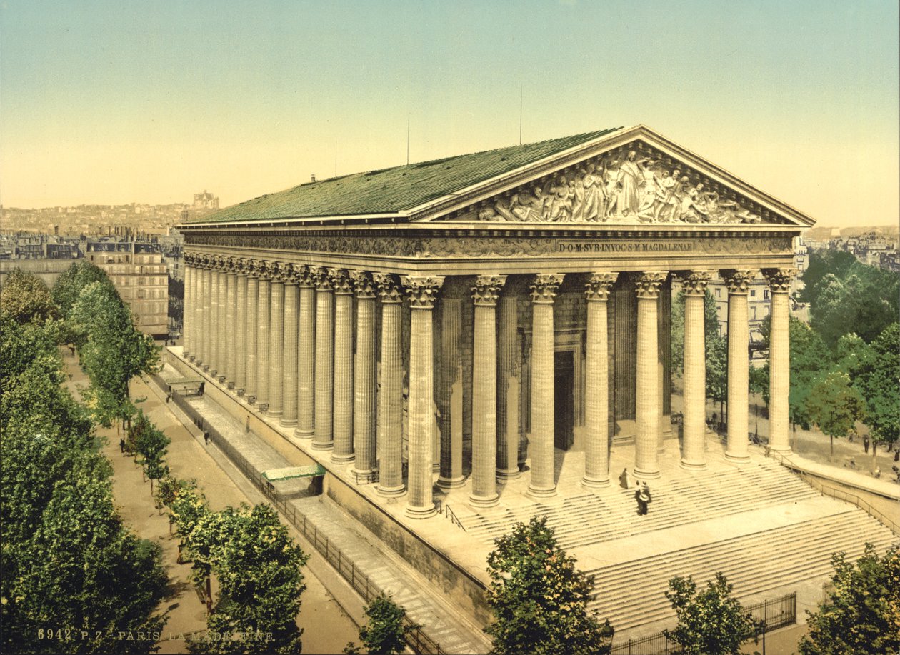 The Madeleine, Paris, ca. 1890-1900 av Detroit Publishing Co.