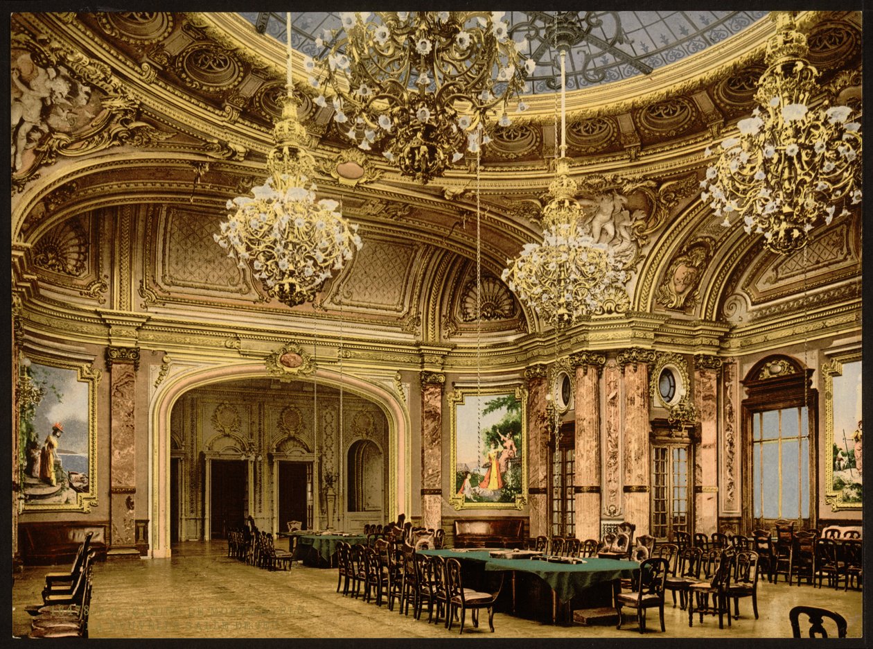 Det nye gamblingrommet, Monte Carlo, Riviera, Monaco av Detroit Publishing Co.