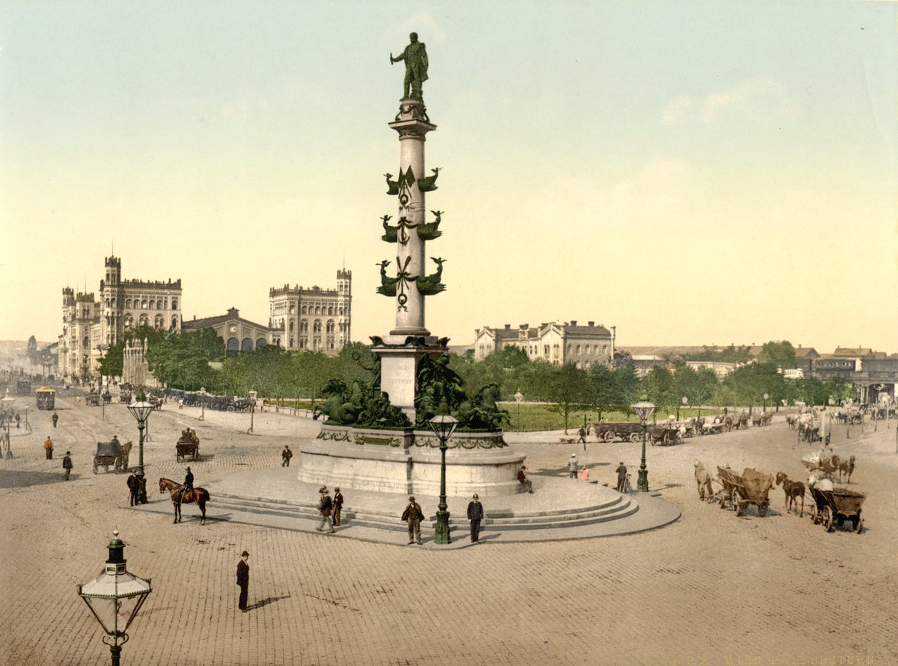 Praterstern, Wien, Østerrike-Ungarn, ca. 1900 av Detroit Publishing Co.