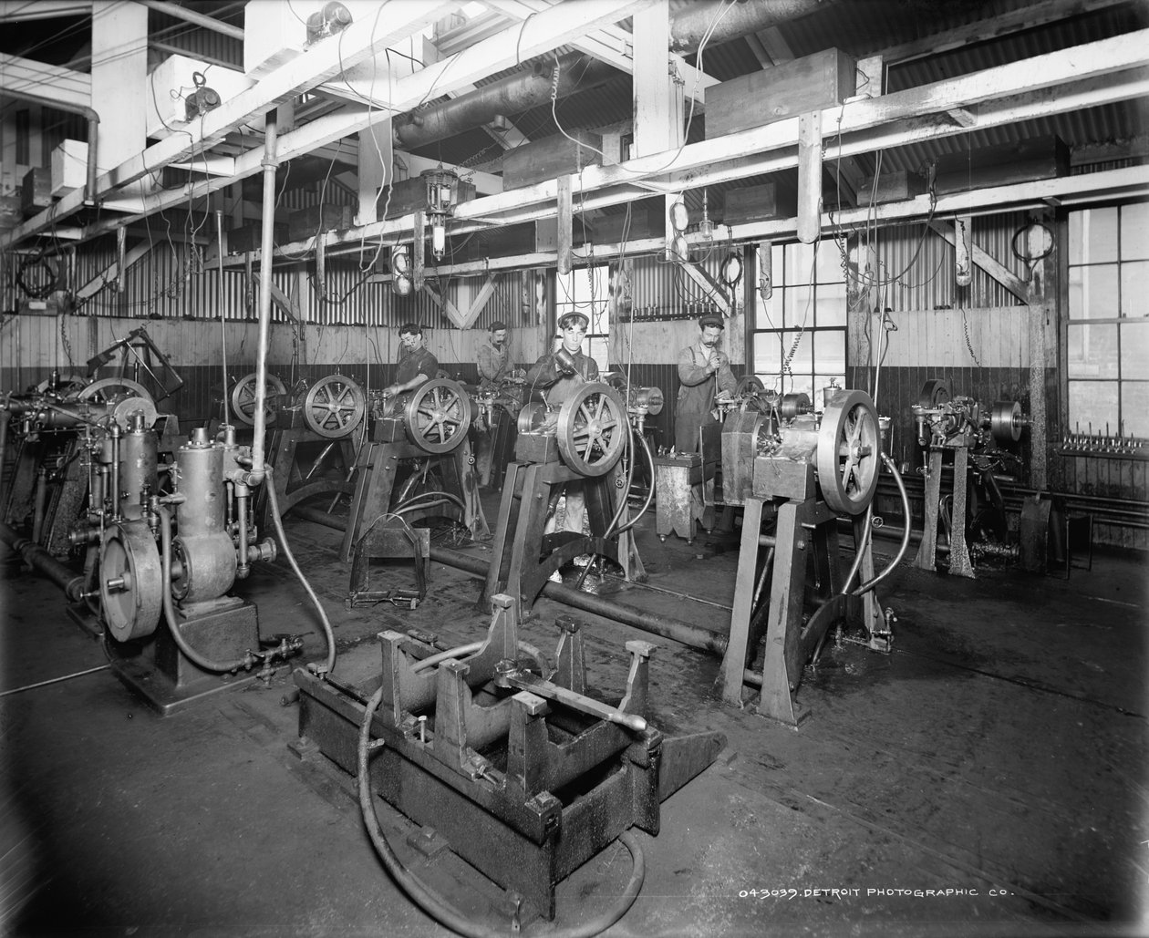 Testrommet, Leland & Faulconer Manufacturing Company, Detroit av Detroit Publishing Co.