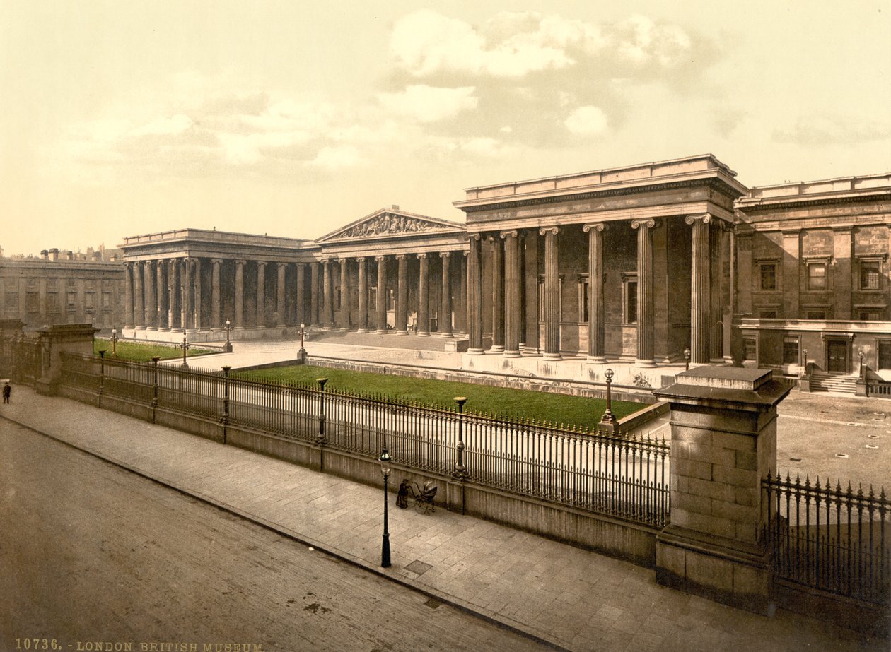 British Museum, London, ca. 1890-1900 (fotokrom) av Detroit Publishing Co.