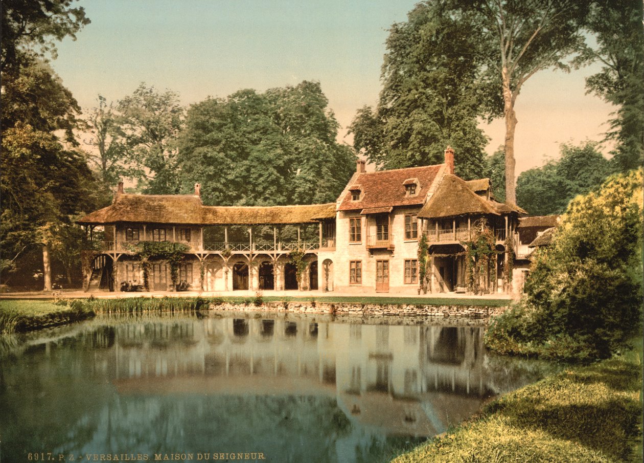 Petit Trianon Park, House of the Lord, Versailles, ca. 1890-1900 (fotokrom) av Detroit Publishing Co.