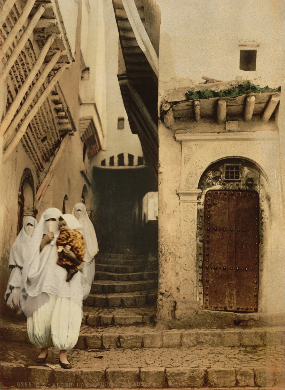 Kamelenes gate, Alger, ca. 1899 (fotokrom) av Detroit Publishing Co.