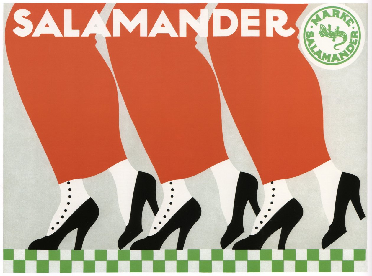 Salamander sko, 1912 av Deutsch