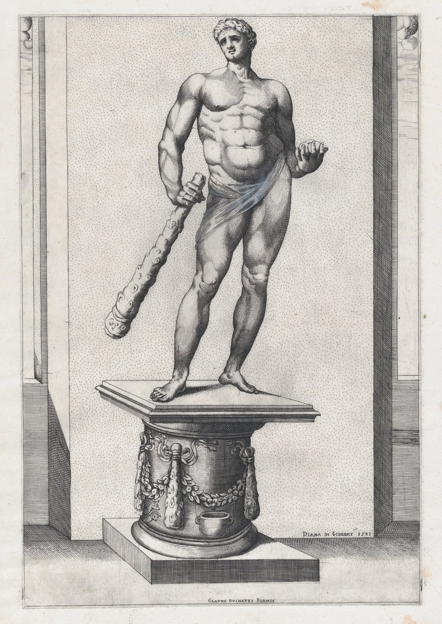 Mirror of Roman Magnificence: Hercules with the apples of the Hesperides, 1581., 1581. av Diana Mantuana