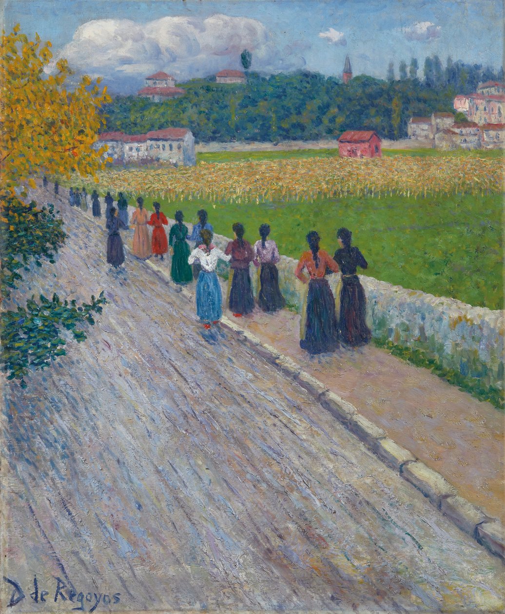 Forlater fabrikken, 1902 av Diario or Dario de Regoyos y Valdes
