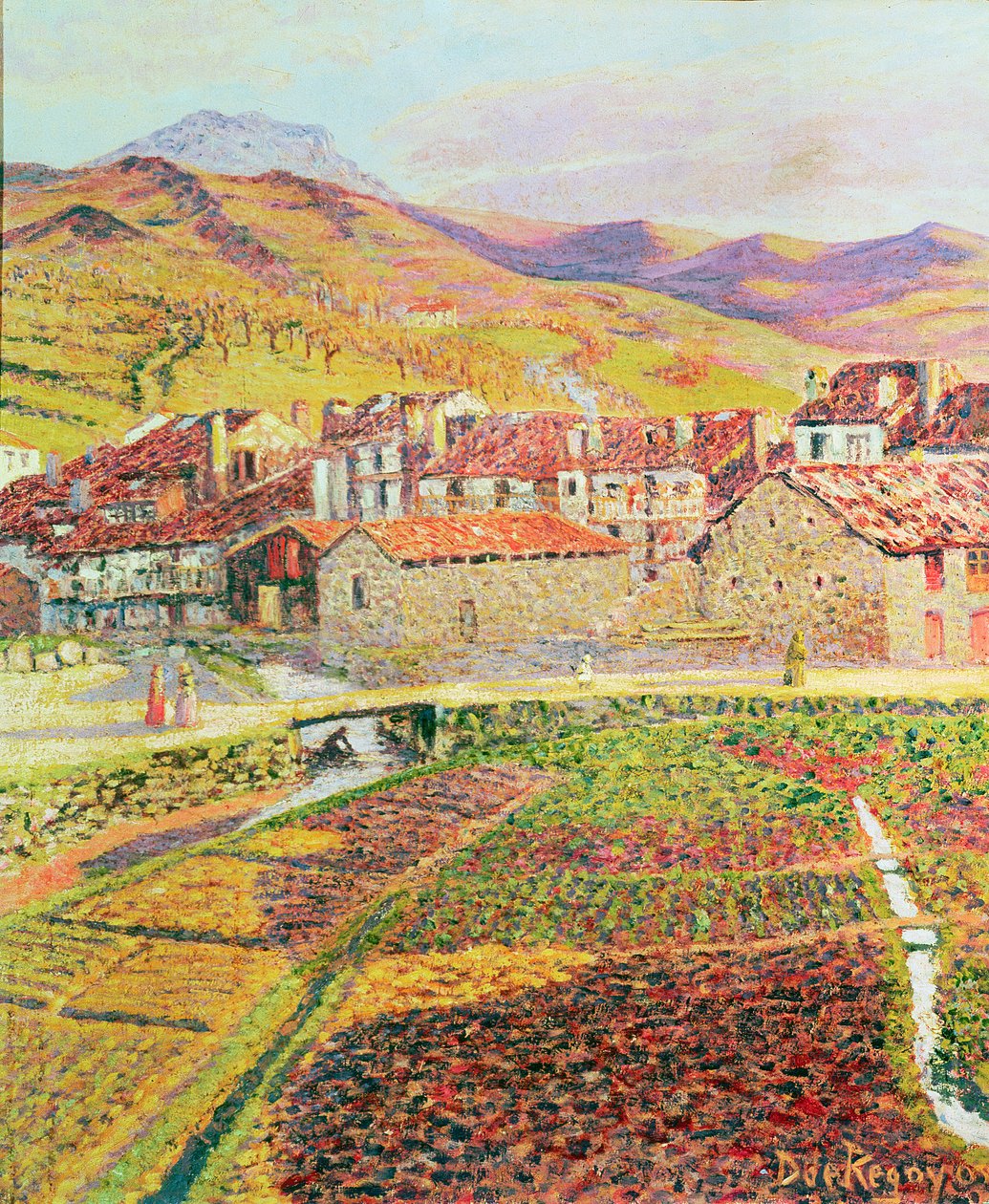 Landsbygda av Diario or Dario de Regoyos y Valdes