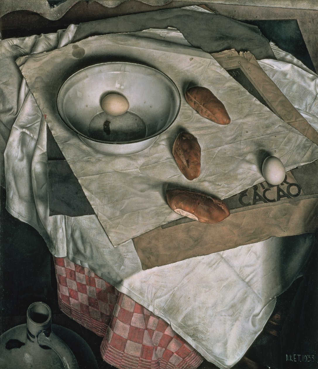 De tre rundstykkene, 1933 av Dick Ket