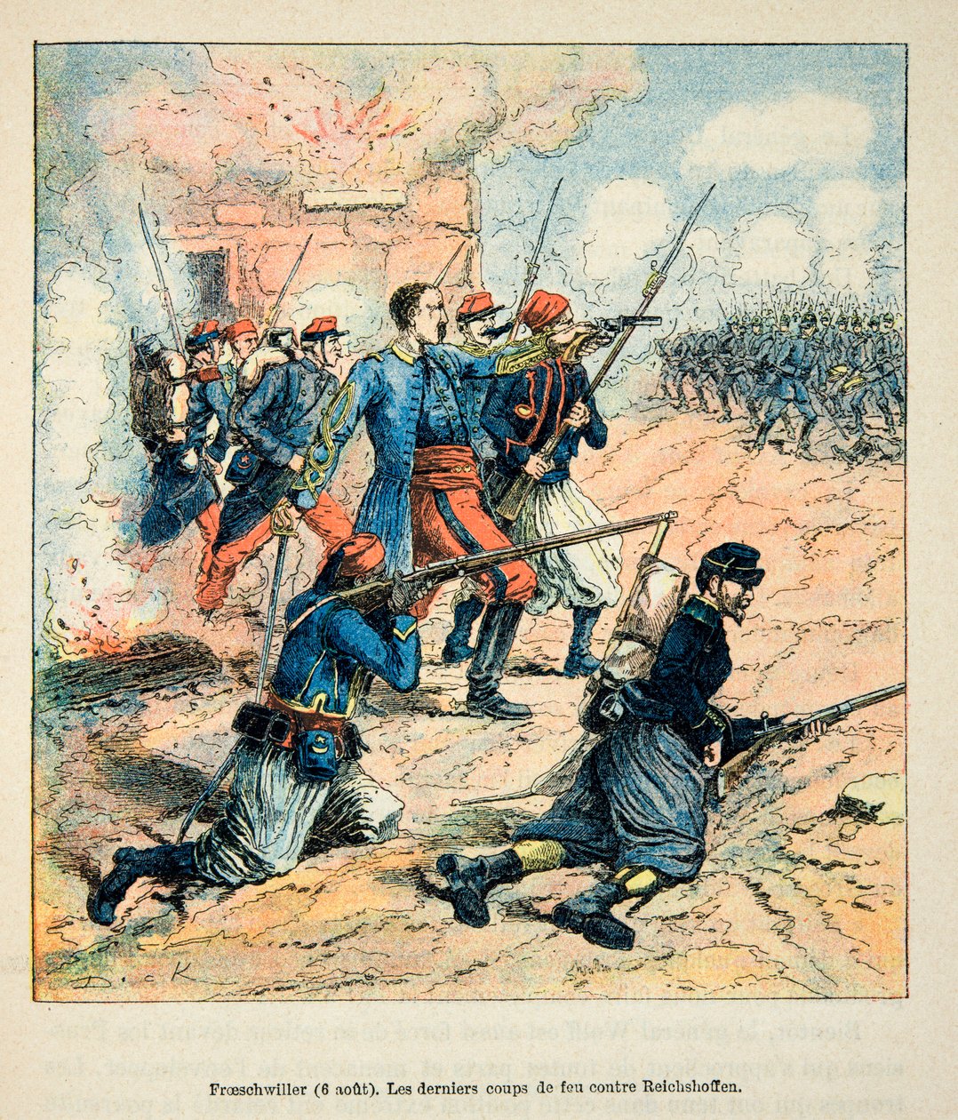Franskmenn og tyskere, anekdotisk historie om krigen 1870-1871 av Dick de Lonlay