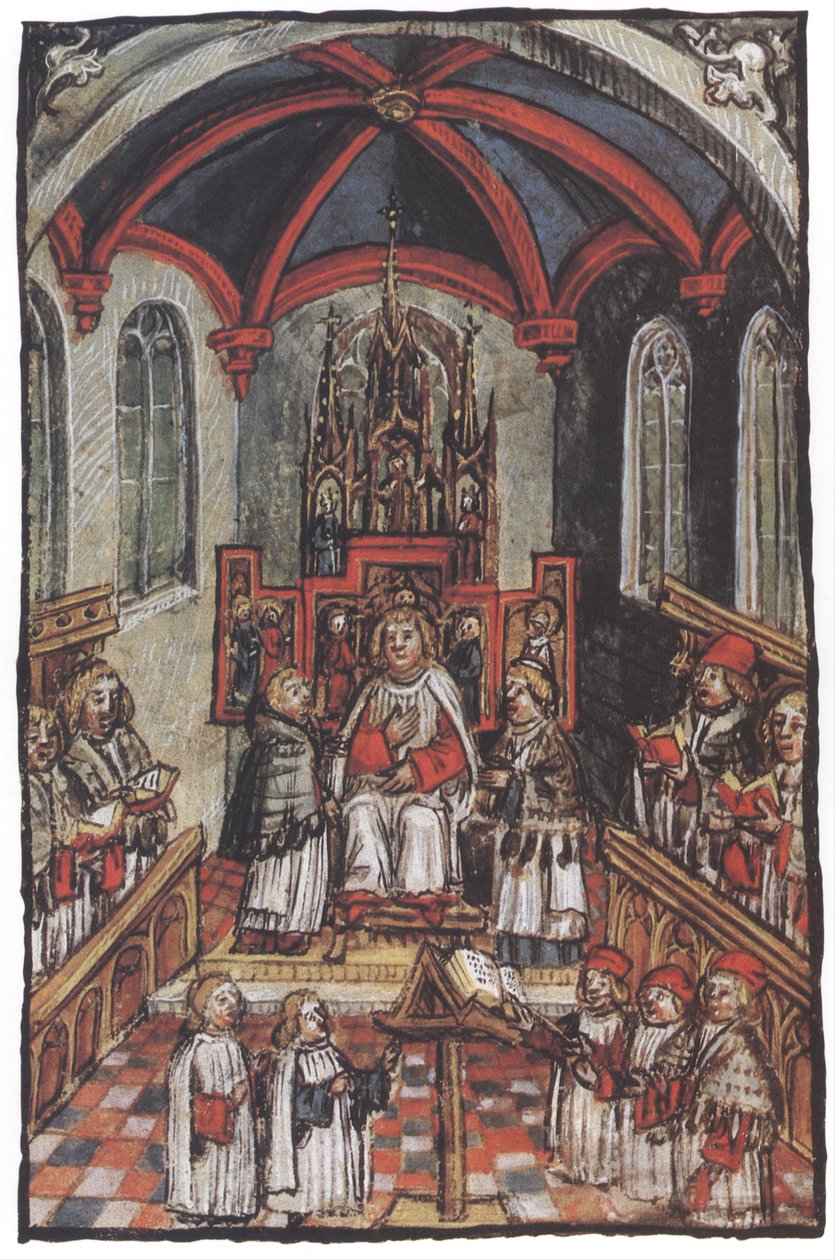Constance bispedømme i 1474 av Diebold Schilling the Younger