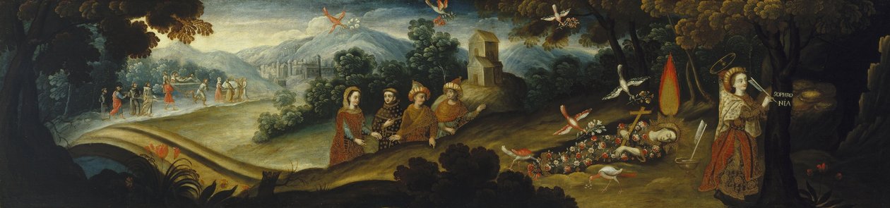 Legenden om Santa Sophronia av Diego Quispe Tito