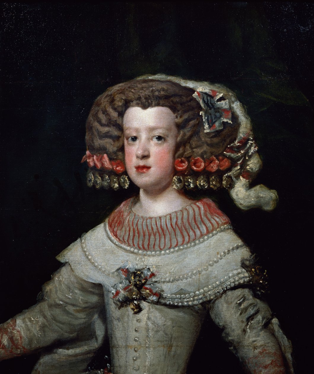 Portrett av Infanta Maria Teresa (1638-83) fremtidige dronning Marie-Therese av Frankrike av Diego Velázquez