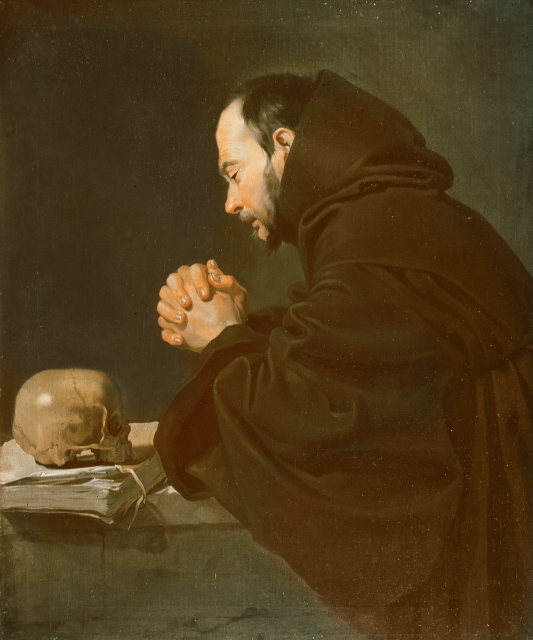 Den hellige Frans i bønn av Diego Velázquez