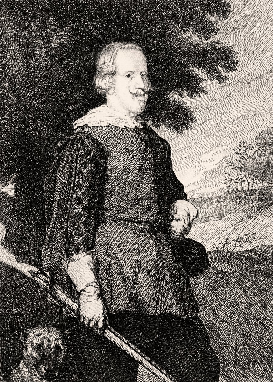 Felipe IV i jaktdrakt av Diego Velázquez