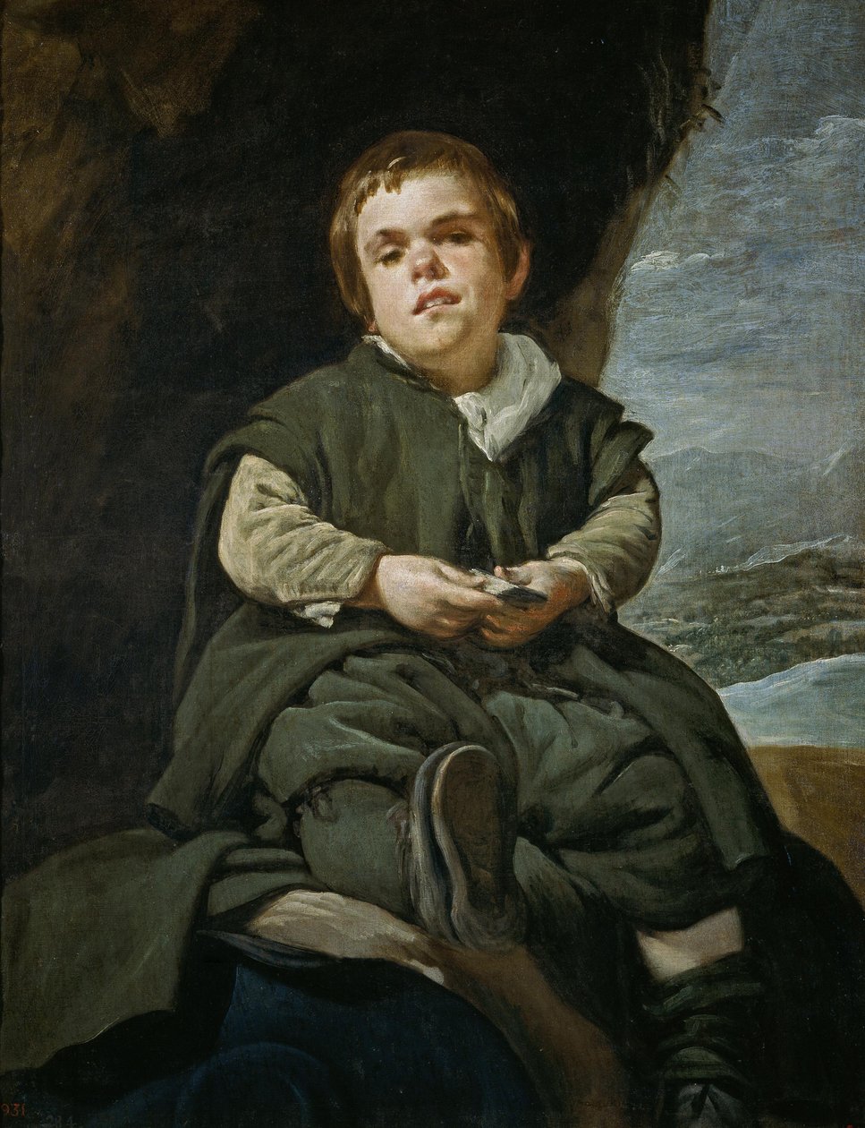 Francisco Lezcano, barnet til Vallecas av Diego Velázquez