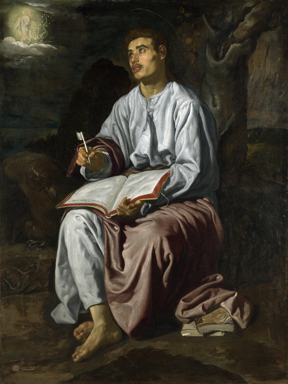 Evangelisten Johannes fra Patmos av Diego Velázquez