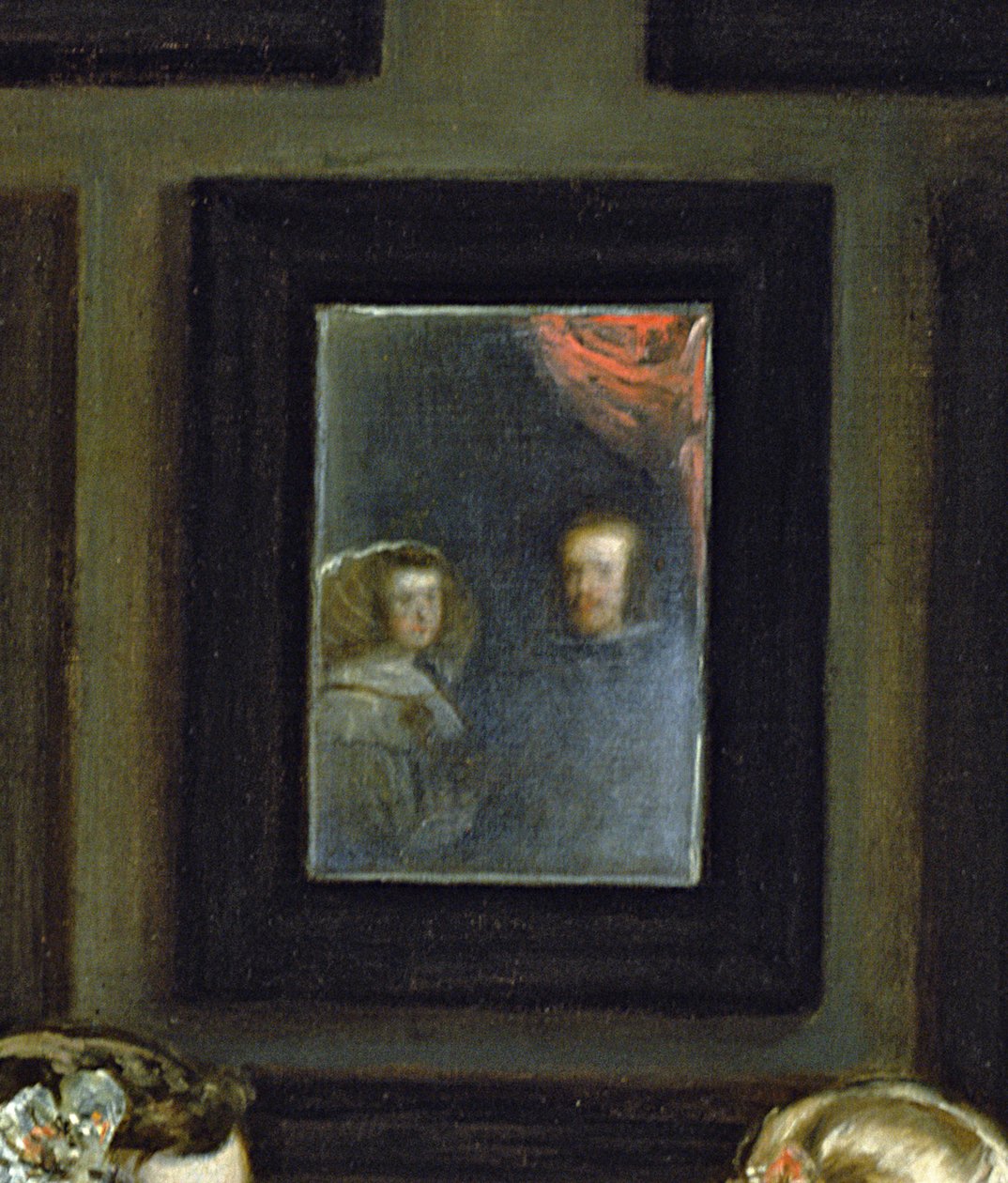 Las Meninas eller The Family of Philip IV, ca. 1656 (detalj av 405) av Diego Velázquez