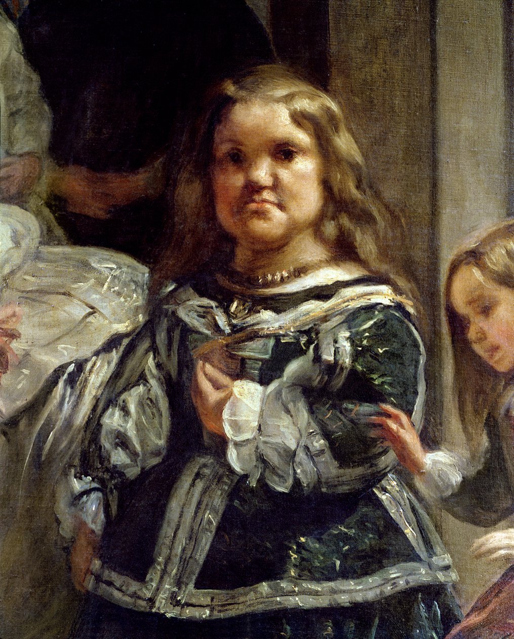 Las Meninas eller familien til Philip IV, ca. 1656 (detalj) av Diego Velázquez