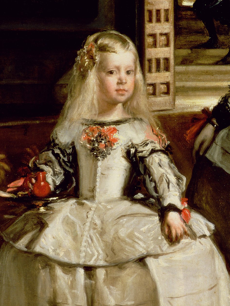 Las Meninas eller familien til Philip IV, ca. 1656 (detalj) av Diego Velázquez