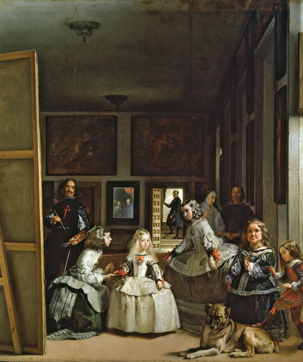 Las Meninas eller familien til Philip IV av Diego Velázquez
