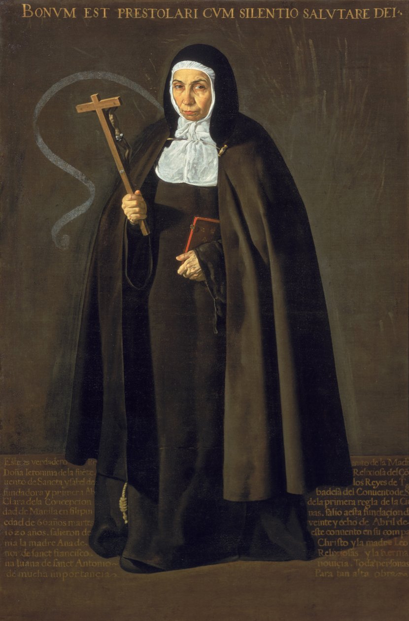 Mor Maria Jeronima de la Fuente, 1620 av Diego Velázquez