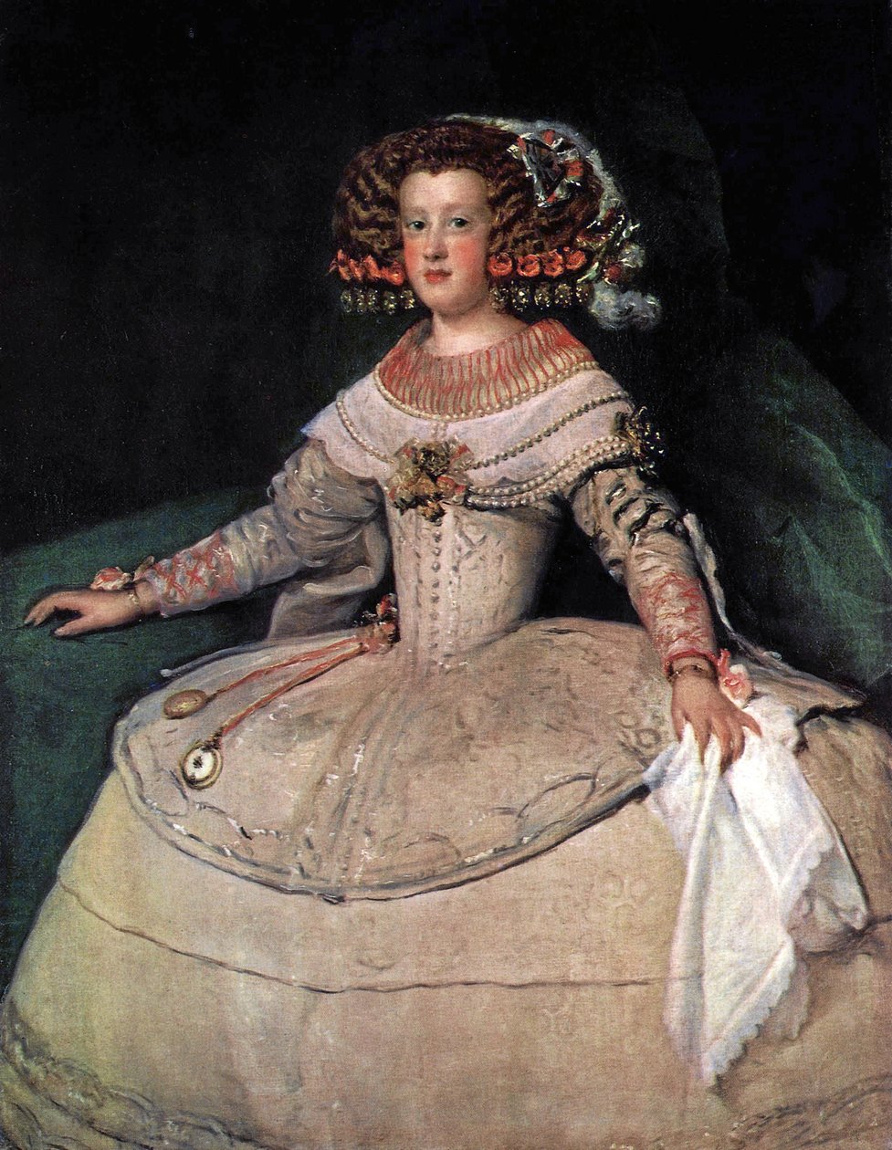 Portrett av Infanta Maria Teresa i en alder av 14 år av Diego Velázquez
