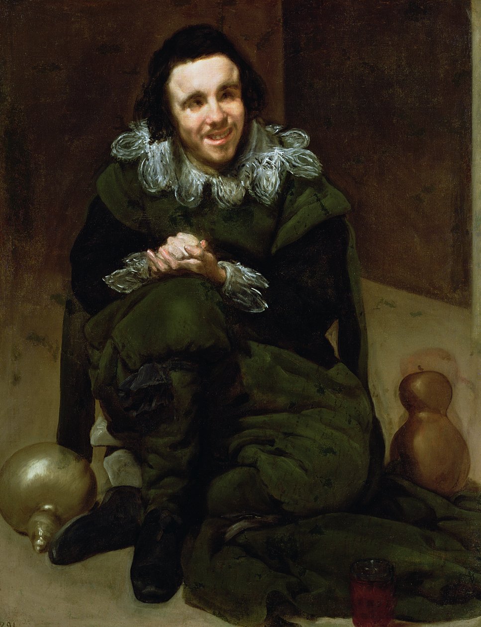 The Buffoon Calabacillas, feilaktig kalt The Idiot of Coria, 1639 av Diego Velázquez