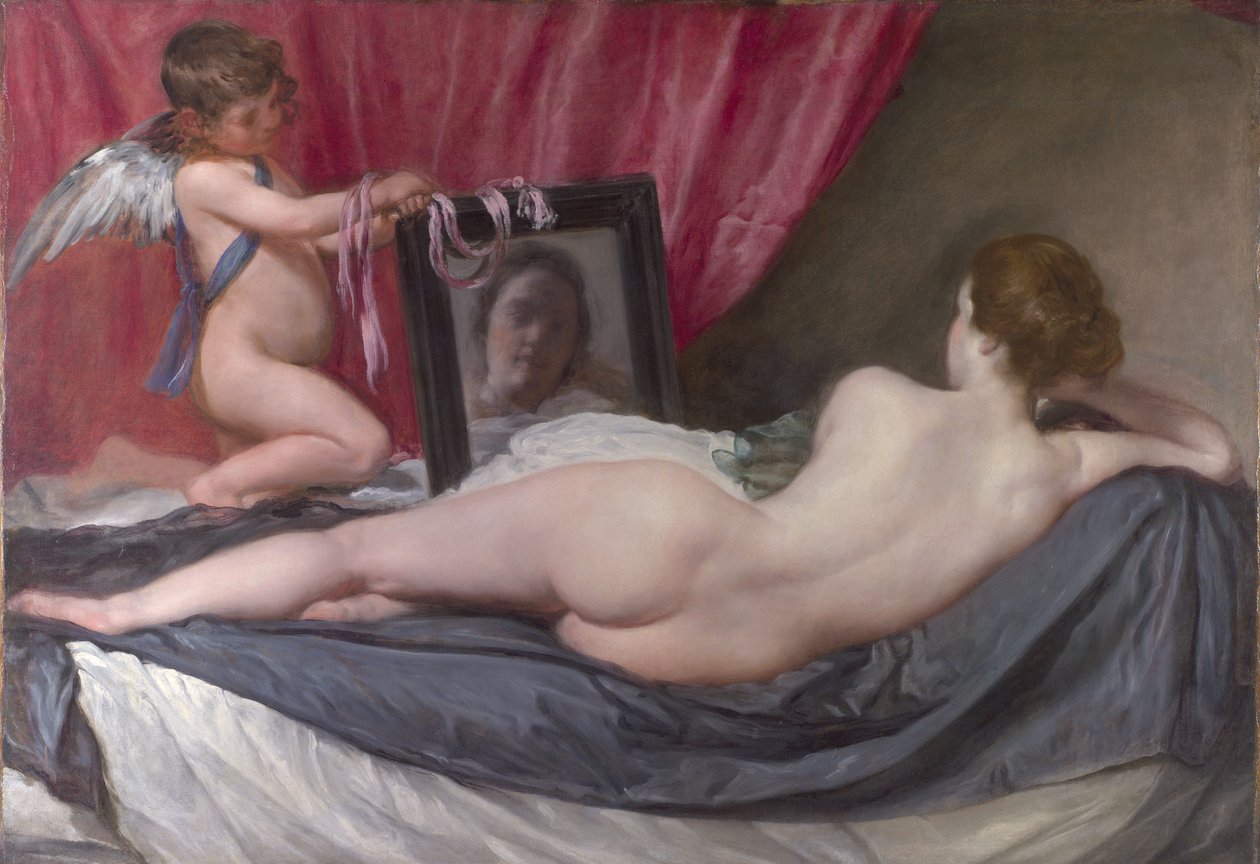 Venus ved speilet hennes av Diego Velázquez