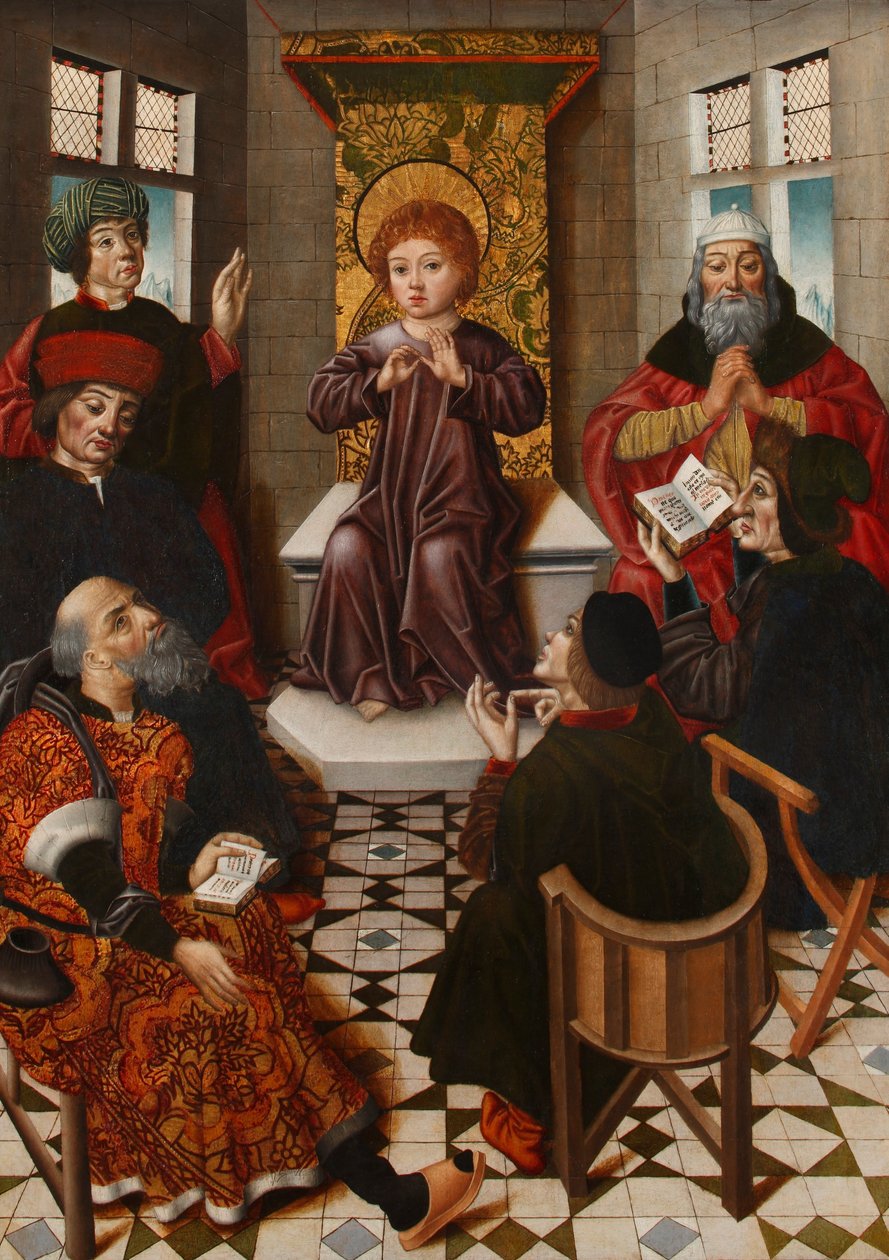 Kristusbarn blant leger av Diego de la Cruz
