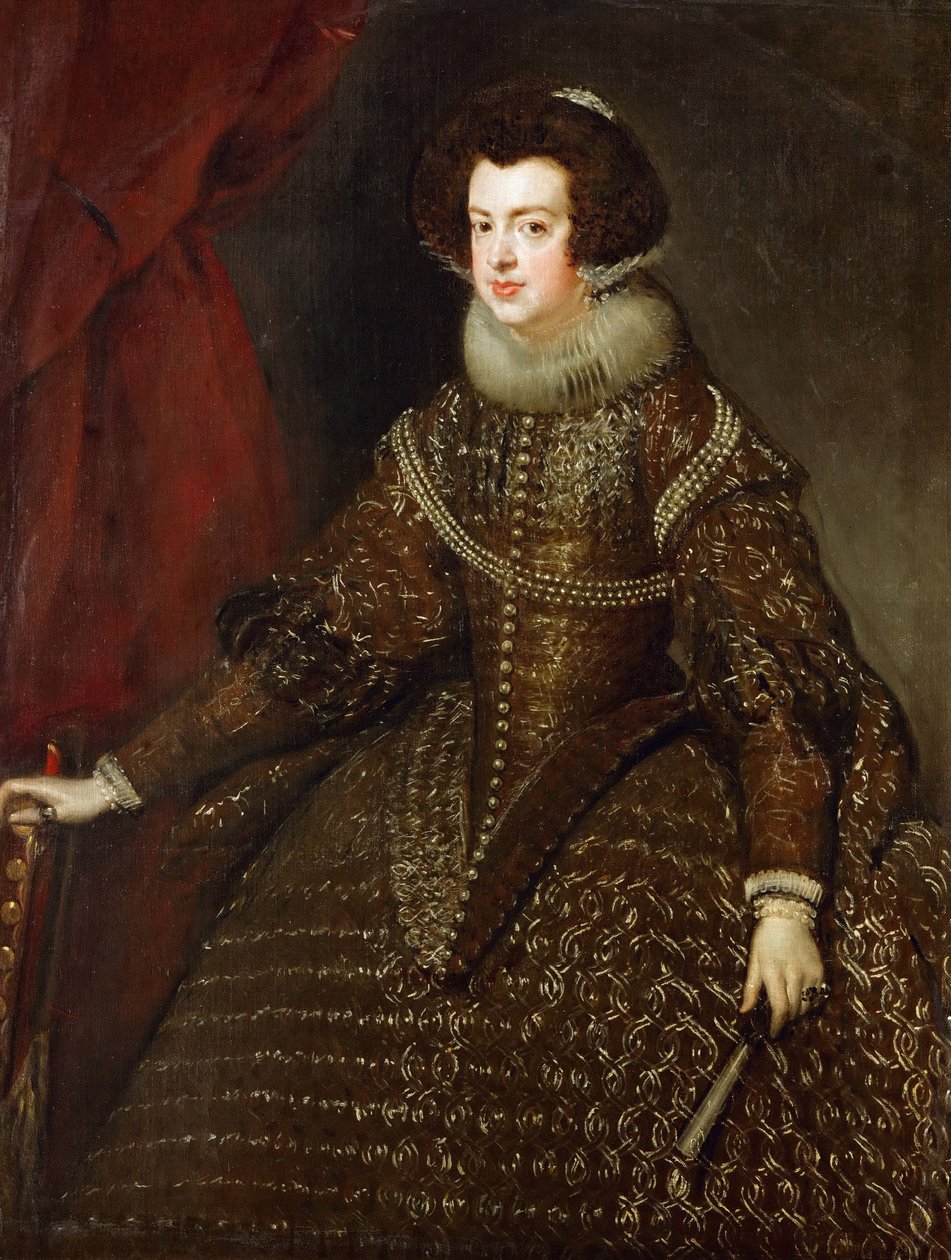 Barokk: Portrett av Elisabeth av Frankrike (1602-1644), dronningkonsort av Spania par Velazquez, Diego (1599-1660) av Diego Velázquez
