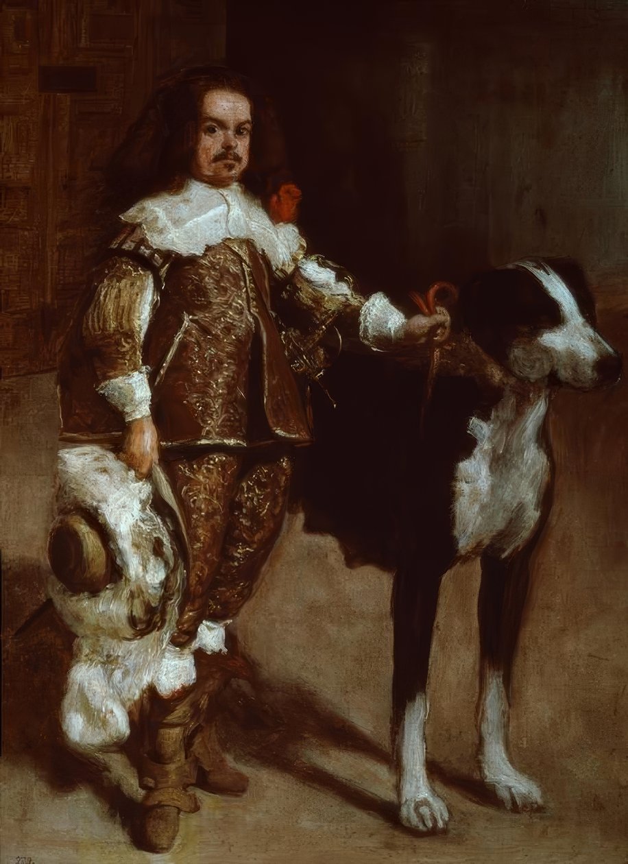 Portrett av en dverg av Philip IV. av Diego Velázquez